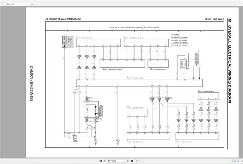 2004 toyota camry electrical wiring diagram 